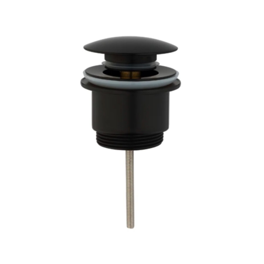Донный клапан для раковины Gid Minucia G-59BM 76605K, универсальный, Clik-Clak, черный матовый