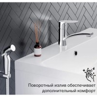 Смеситель для раковины Damixa Jupiter 770230001, с гигиеническим душем, хром