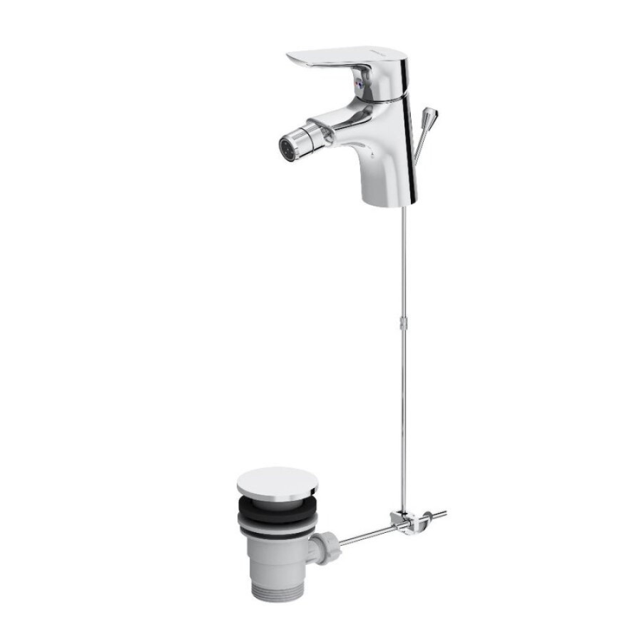 Смеситель для биде Damixa Jupiter 770240000 с донным клапаном, хром