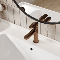 Смеситель для раковины WasserKRAFT Asphe, золото розовое, 7703