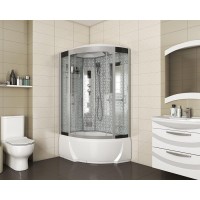 Душевая кабина Niagara 7712WL/R, 120 x 80 см с гидромассажем, стенки белые