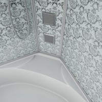 Душевая кабина Niagara 7744W, 120 x 120 см с гидромассажем, стенки белые