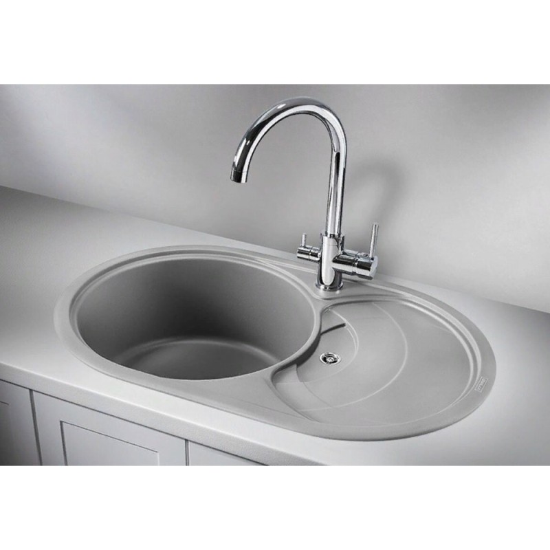 Кухонная мойка Granula GR-7801 7801al, алюминиум