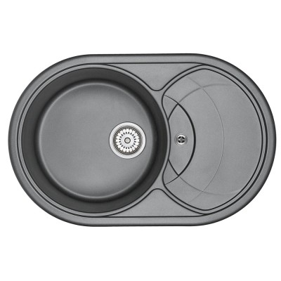 Кухонная мойка Granula GR-7801 7801sv, шварц