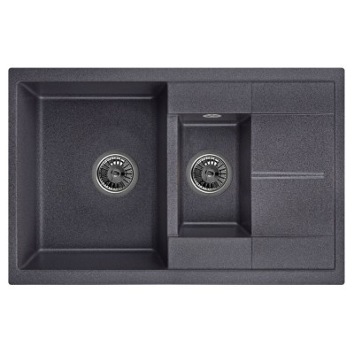 Кухонная мойка Granula GR-7802 7802bl, черный