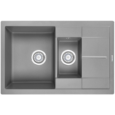 Кухонная мойка Granula GR-7802 7802al, алюминиум