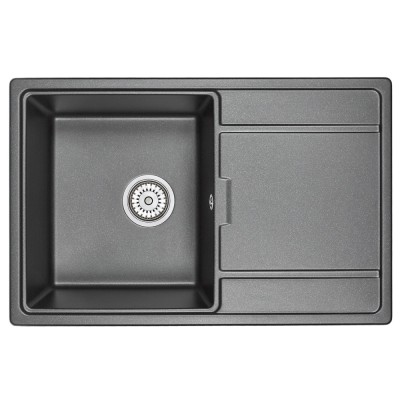Кухонная мойка Granula GR-7804 7804sv, шварц