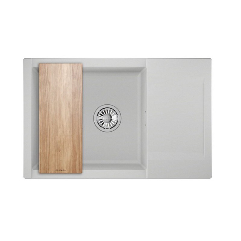 Кухонная мойка Granula Estetica ES-7807 7807, Арктик, арктик