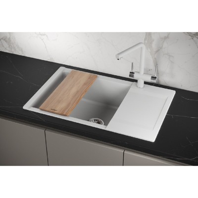 Кухонная мойка Granula Estetica ES-7807 7807, Арктик, арктик