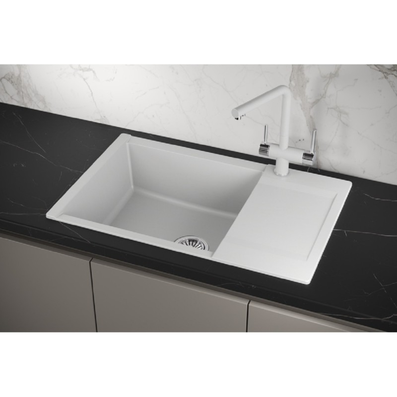 Кухонная мойка Granula Estetica ES-7807 7807, Арктик, арктик