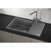 Кухонная мойка Granula Estetica ES-7807 7807, Графит, графит