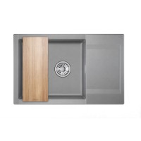 Кухонная мойка Granula Estetica ES-7807 7807, Алюминиум, алюминиум
