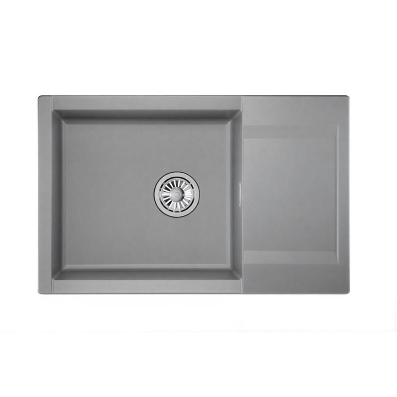Кухонная мойка Granula Estetica ES-7807 7807, Алюминиум, алюминиум