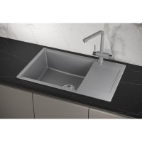 Кухонная мойка Granula Estetica ES-7807 7807, Алюминиум, алюминиум