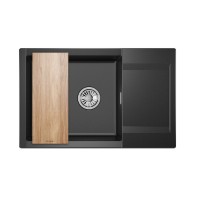 Кухонная мойка Granula Estetica ES-7807 7807, Шварц, шварц