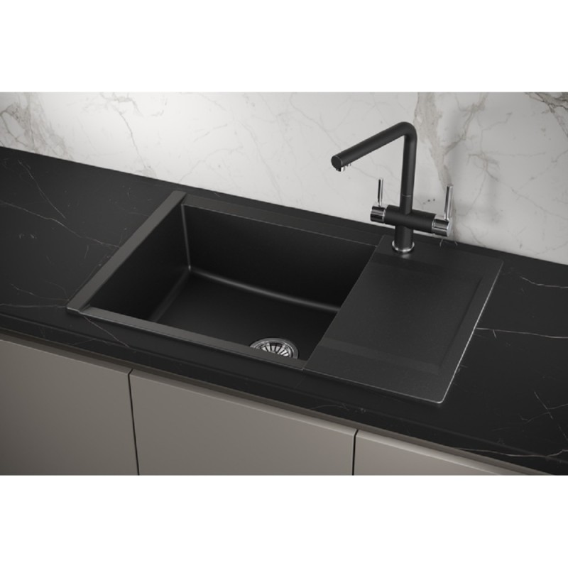 Кухонная мойка Granula Estetica ES-7807 7807, Шварц, шварц