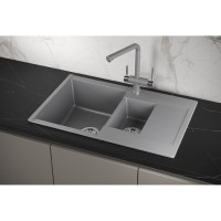 Кухонная мойка Granula Estetica ES-7808 7808, Алюминиум, алюминиум