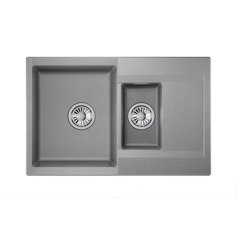 Кухонная мойка Granula Estetica ES-7808 7808, Алюминиум, алюминиум