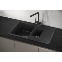 Кухонная мойка Granula Estetica ES-7808 7808, Черный, черный