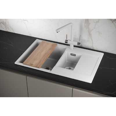 Кухонная мойка Granula Estetica ES-7808 7808, Арктик, арктик