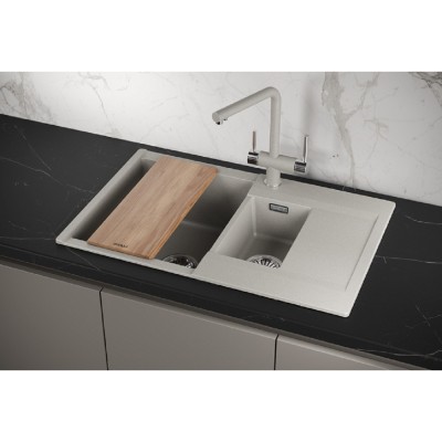 Кухонная мойка Granula Estetica ES-7808 7808, Базальт, базальт