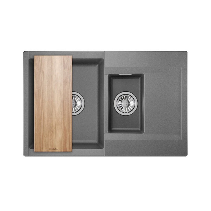 Кухонная мойка Granula Estetica ES-7808 7808, Графит, графит