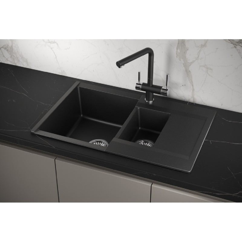 Кухонная мойка Granula Estetica 7808, Шварц