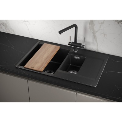 Кухонная мойка Granula Estetica 7808, Шварц