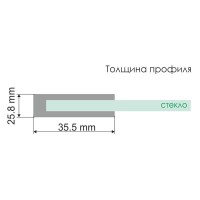 Душевой уголок WasserKRAFT Weser 78F03, 90 х 90 см, стекло прозрачное, профиль хром