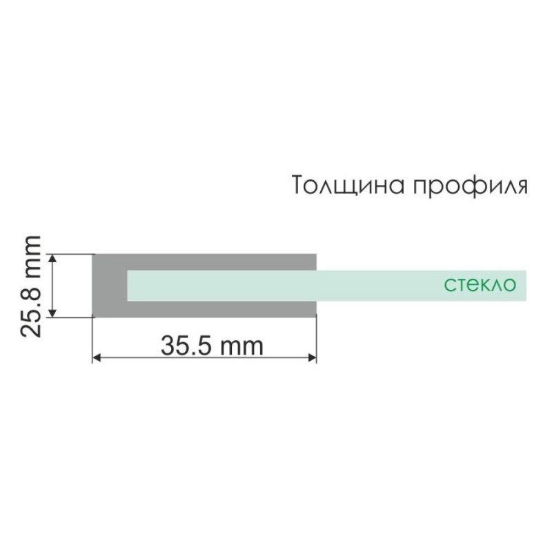 Душевая дверь WasserKRAFT Weser 78F04 90 х 200 см, стекло прозрачное, профиль серебристый