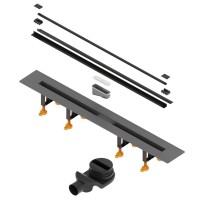 Дренажный канал RGW SDR-55B, 79215512-04, 120 см, черный матовый
