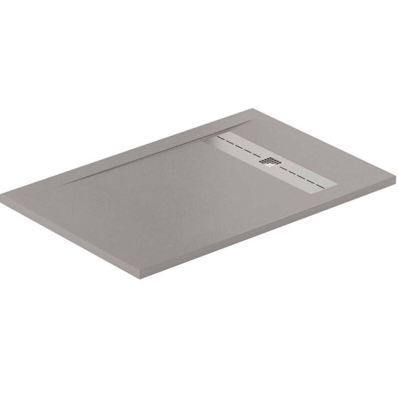 Поддон Allen Brau Infinity 8.21002-PGM, 120 х 80 см, прямоугольный, искусственный камень, платина