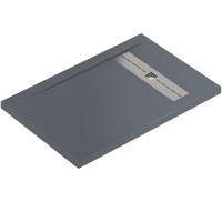 Поддон Allen Brau Infinity 8.21003-BGM, 120 х 90 см, прямоугольный, искусственный камень, синий матовый