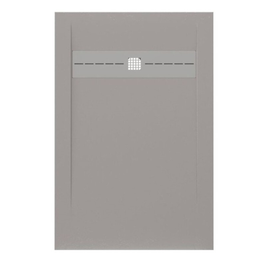 Поддон Allen Brau Infinity 8.21003-PGM, 120 х 90 см, прямоугольный, искусственный камень, платина