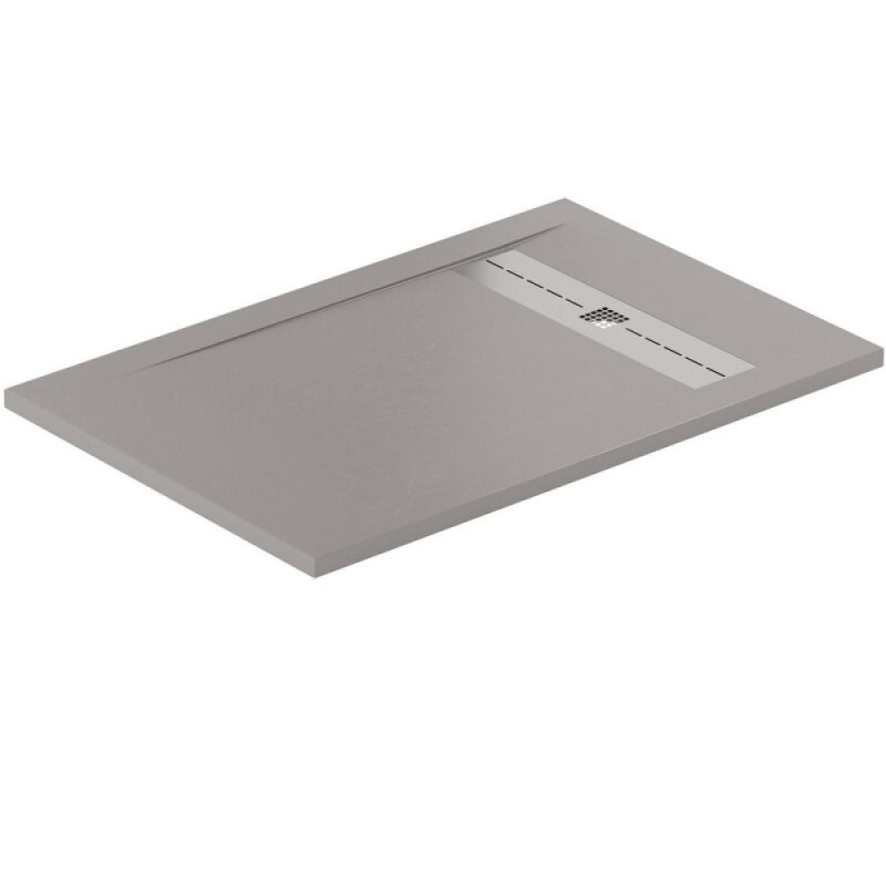 Поддон Allen Brau Infinity 8.21003-PGM, 120 х 90 см, прямоугольный, искусственный камень, платина