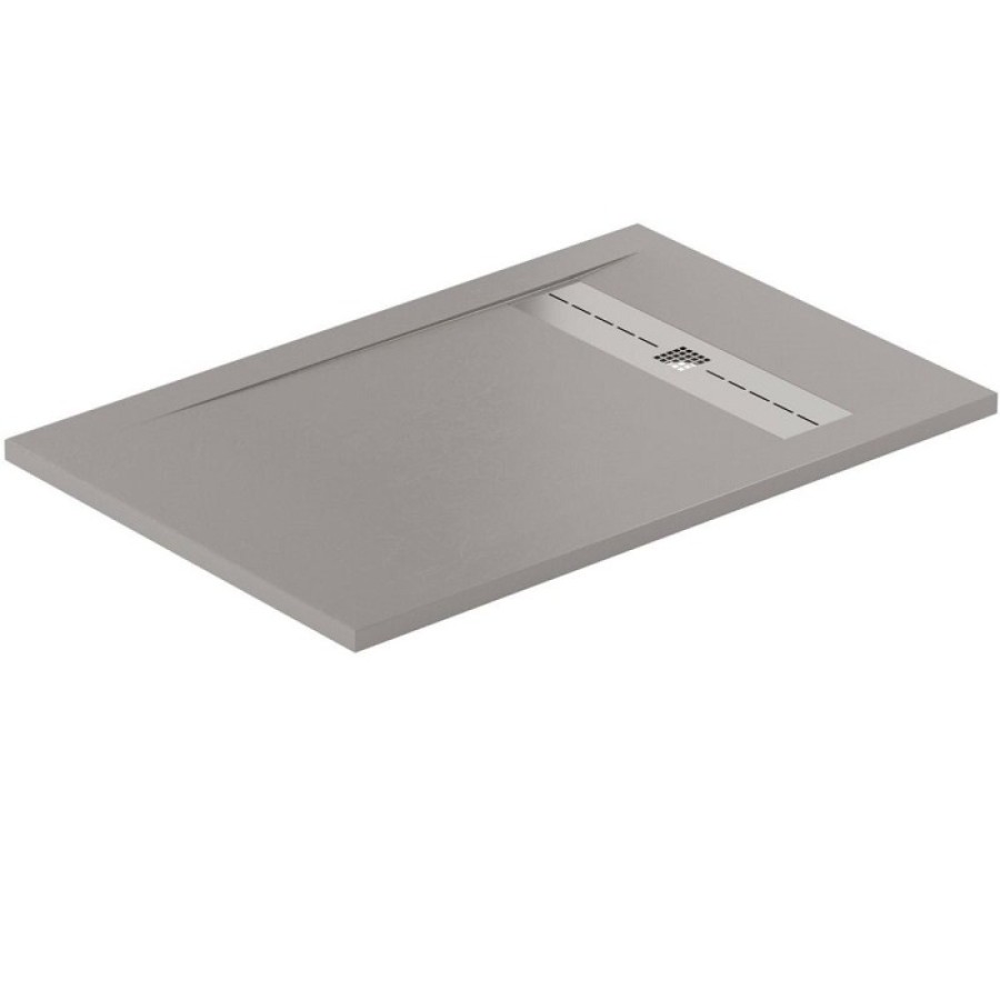 Поддон Allen Brau Infinity 8.21003-PGM, 120 х 90 см, прямоугольный, искусственный камень, платина