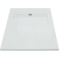 Поддон Allen Brau Infinity 8.21004-21, 140 х 80 см, прямоугольный, искусственный камень, белый