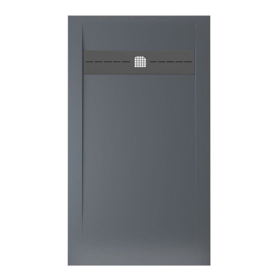 Поддон Allen Brau Infinity 8.21004-BGM, 140 х 80 см, прямоугольный, искусственный камень, синий матовый