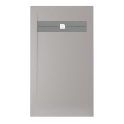 Поддон Allen Brau Infinity 8.21004-PGM, 140 х 80 см, прямоугольный, искусственный камень, платина