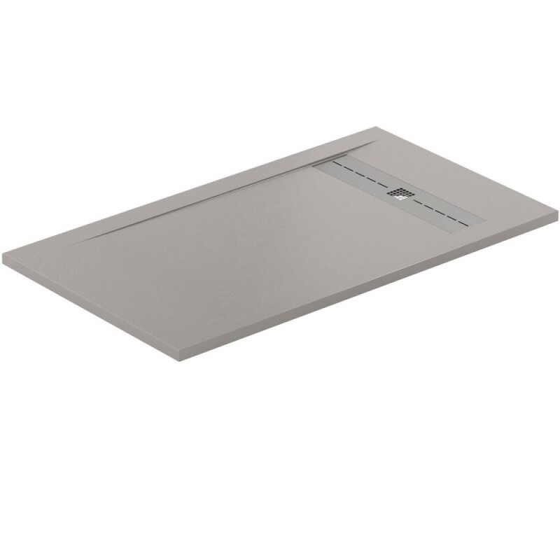 Поддон Allen Brau Infinity 8.21004-PGM, 140 х 80 см, прямоугольный, искусственный камень, платина