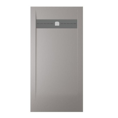 Поддон Allen Brau Infinity 8.21006-PGM, 160 х 80 см, прямоугольный, искусственный камень, платина