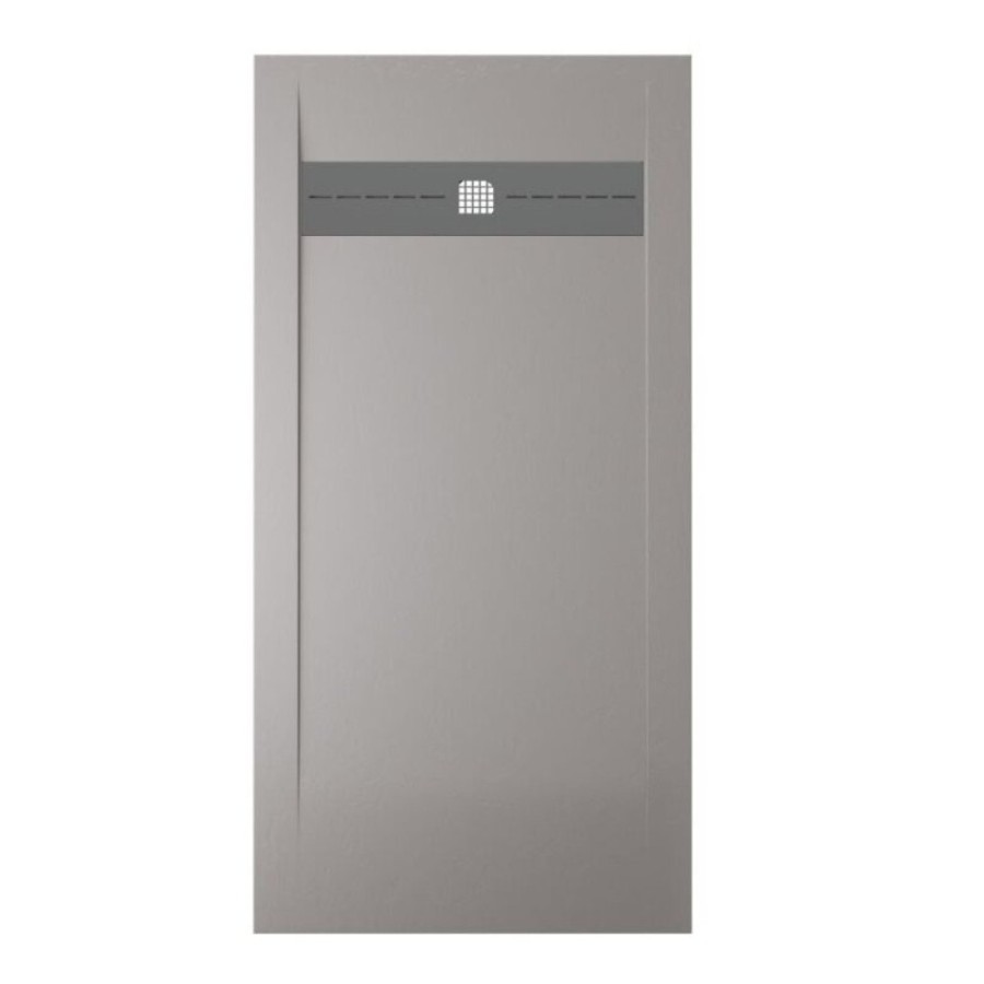 Поддон Allen Brau Infinity 8.21007-PGM, 160 х 90 см, прямоугольный, искусственный камень, платина