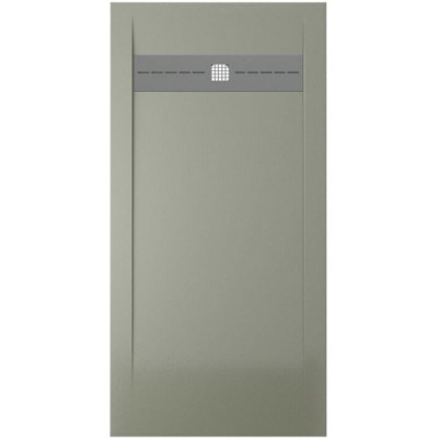 Поддон Allen Brau Infinity 8.21005-CGM, 140 х 90 см, прямоугольный, искусственный камень, олива
