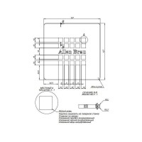 Накладка для сифона Allen Brau Priority 8.310N1-SS, 12,7 х 12,7 см, нержавеющая сталь
