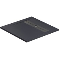 Поддон Allen Brau Infinity 8.21001-AM, 90 х 90 см, квадратный, искусственный камень, антрацит