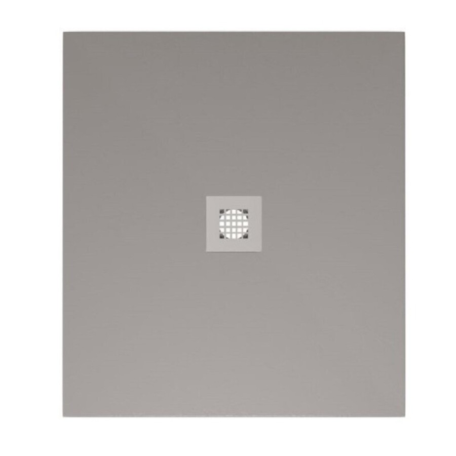 Поддон Allen Brau Infinity 8.31005-PGM, 100 х 100 см, квадратный, искусственный камень, платина