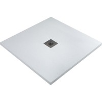 Поддон Allen Brau Infinity 8.31003-21, 100 х 80 см, прямоугольный, искусственный камень, белый