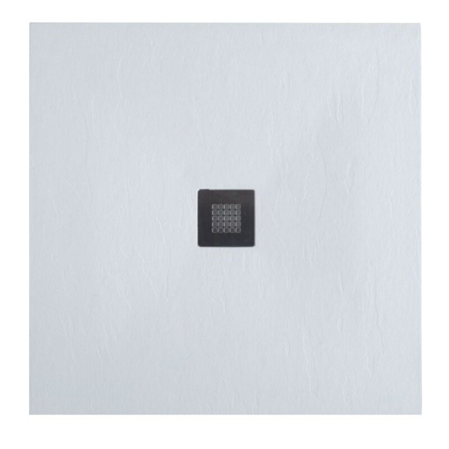 Поддон Allen Brau Infinity 8.31003-21, 100 х 80 см, прямоугольный, искусственный камень, белый