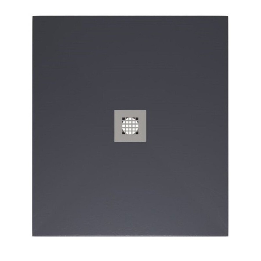 Поддон Allen Brau Infinity 8.31003-AM, 100 х 80 см, прямоугольный, искусственный камень, антрацит