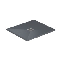 Поддон Allen Brau Infinity 8.31003-BGM, 100 х 80 см, прямоугольный, искусственный камень, синий матовый